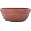 Maceta redonda roja para bonsái de Koyou - 148 x 148 x 60 mm