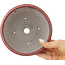 Maceta redonda roja para bonsái de Koyou - 148 x 148 x 60 mm