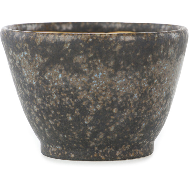 Maceta redonda marrón para bonsái de Koyou - 87 x 87 x 60 mm