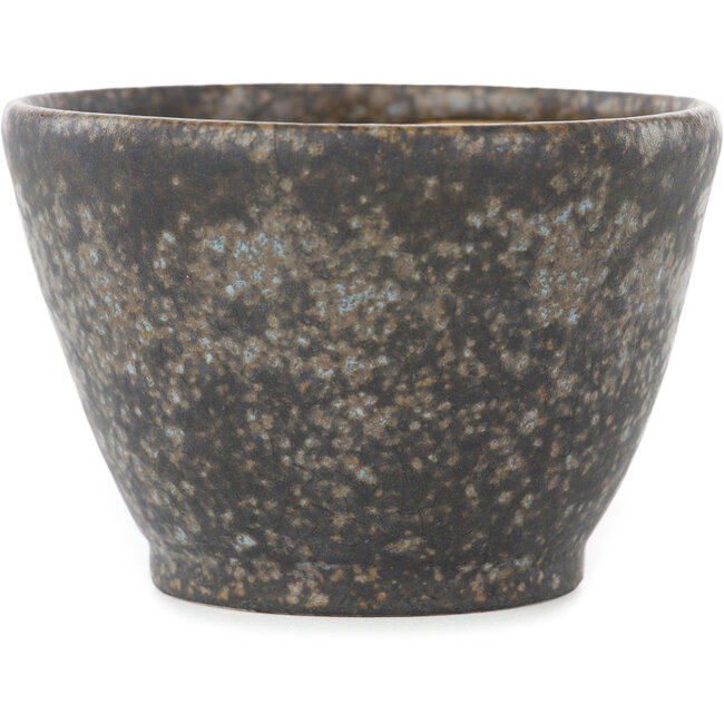 Vaso bonsai rotondo marrone di Koyou - 87 x 87 x 60 mm