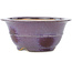 Runder lila-roter Bonsai-Topf von Koyou - 125 x 125 x 55 mm