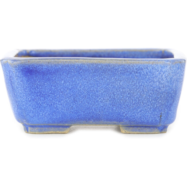 Vaso bonsai quadrato blu di Koyou - 105 x 105 x 45 mm