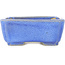 Vaso bonsai quadrato blu di Koyou - 105 x 105 x 45 mm