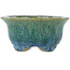 Pot à bonsaï rond vert de Koyou - 135 x 135 x 63 mm