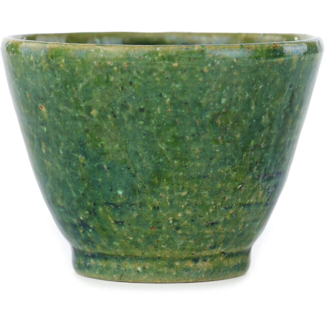 Vaso bonsai rotondo verde di Koyou - 90 x 90 x 63 mm