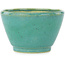 Pot à bonsaï rond turquoise de Koyou - 90 x 90 x 55 mm