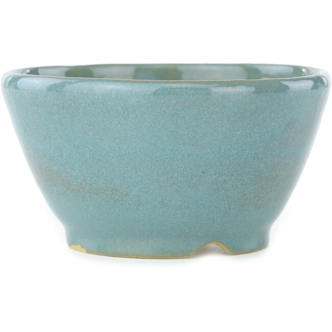 Vaso bonsai rotondo blu di Koyou - 110 x 110 x 58 mm