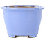 Round light blue bonsai pot by Shibakatsu - 135 x 135 x 90 mm