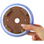 Pot à bonsaï rond bleu clair de Shibakatsu - 135 x 135 x 90 mm