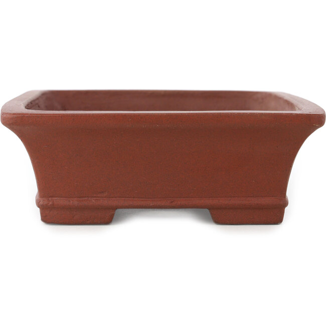 Maceta rectangular sin esmaltar para bonsái de Shibakatsu - 193 x 145 x 50 mm