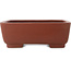 Maceta rectangular sin esmaltar para bonsái de Shibakatsu - 185 x 150 x 65 mm