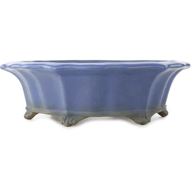 Pot à bonsaï Lotus bleu de Shuhou - 367 x 367 x 110 mm