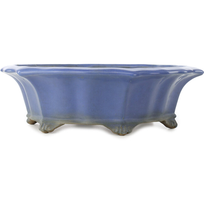 Pot à bonsaï Lotus bleu de Shuhou - 367 x 367 x 110 mm