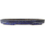Pot à bonsaï ovale bleu foncé de Shuhou - 460 x 320 x 47 mm