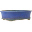 Vaso bonsai ovale blu di Shuhou - 335 x 265 x 95 mm
