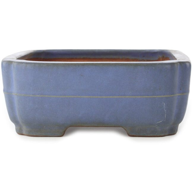 Maceta para bonsái azul claro Mokko de Yamafusa - 305 x 235 x 90 mm
