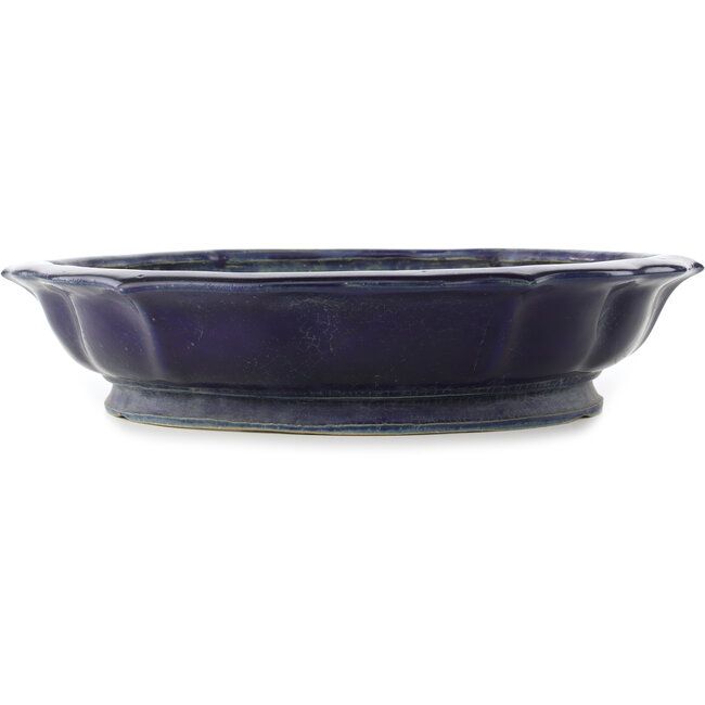 Vaso bonsai Lotus blu scuro di Shuhou - 400 x 400 x 85 mm