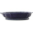 Vaso bonsai Lotus blu scuro di Shuhou - 400 x 400 x 85 mm