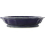 Vaso bonsai Lotus blu scuro di Shuhou - 400 x 400 x 85 mm