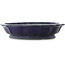 Vaso bonsai Lotus blu scuro di Shuhou - 400 x 400 x 85 mm