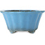 Maceta para bonsái de color azul claro con forma de flor redonda de Koyou - 310 x 310 x 145 mm