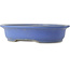 Ovaler blauer Bonsai-Topf von Reiho - 475 x 380 x 110 mm