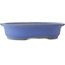 Ovaler blauer Bonsai-Topf von Reiho - 475 x 380 x 110 mm