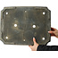 Maceta rectangular para bonsái de color azul oscuro de Koyou - 460 x 352 x 55 mm