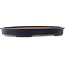 Vaso bonsai ovale blu scuro di Yamafusa - 555 x 395 x 65 mm