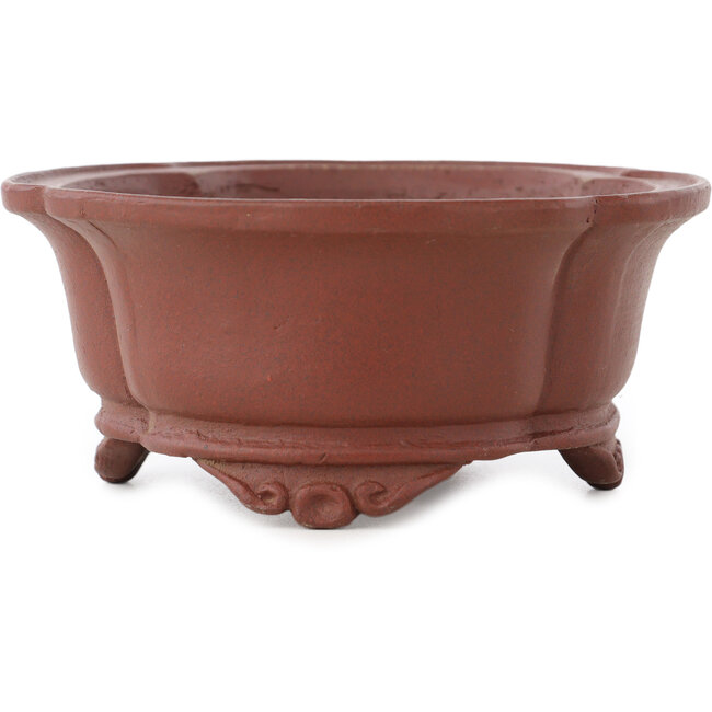 Vaso bonsai Mokko non smaltato di Shibakatsu - 160 x 135 x 60 mm