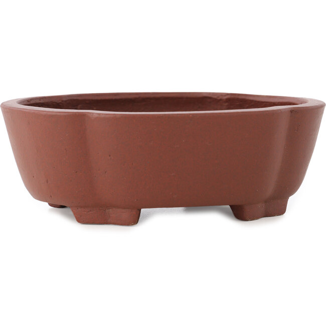 Mokko unglasierter Bonsai-Topf von Shibakatsu - 160 x 132 x 53 mm