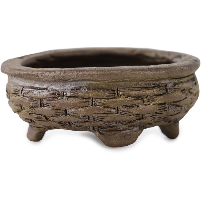 Vaso bonsai ovale non smaltato di Tani Ranzan - 60 x 47 x 20 mm