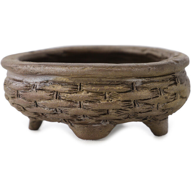 Vaso bonsai ovale non smaltato di Tani Ranzan - 60 x 47 x 20 mm