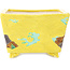 Pot à bonsaï carré multicolore jaune de Tou Ai - 123 x 123 x 83 mm