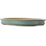 Ovale turquoise bonsai pot - 640 x 490 x 70 mm