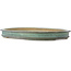 Ovale turquoise bonsai pot - 640 x 490 x 70 mm