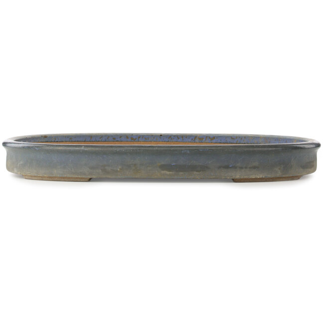 Ovaler blauer Bonsai-Topf - 670 x 480 x 70 mm