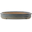 Ovaler blauer Bonsai-Topf - 670 x 480 x 70 mm