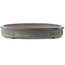 Ovaler blauer Bonsai-Topf - 670 x 480 x 70 mm