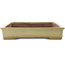 Rectangular beige bonsai pot by Kakuzan - 610 x 380 x 70 mm