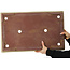 Pot à bonsaï rectangulaire beige de Kakuzan - 610 x 380 x 70 mm