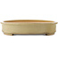 Vaso bonsai ovale beige di Reiho - 510 x 395 x 75 mm