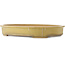 Vaso bonsai ovale beige di Reiho - 510 x 395 x 75 mm