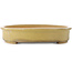 Maceta ovalada beige para bonsái de Reiho - 510 x 395 x 75 mm