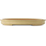 Ovale beige bonsai pot van Reiho - 580 x 410 x 65 mm