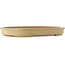 Ovale beige bonsai pot van Reiho - 580 x 410 x 65 mm
