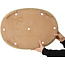 Ovale beige bonsai pot van Reiho - 580 x 410 x 65 mm
