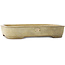 Rectangular beige bonsai pot - 410 x 320 x 70 mm