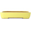 Pot à bonsaï jaune Mokko par Yamafusa - 310 x 235 x 55 mm