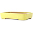 Pot à bonsaï jaune Mokko par Yamafusa - 310 x 235 x 55 mm